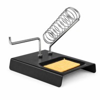 Support de fer à souder 3 en 1, support métallique avec éponge résistante à la chaleur pour station de soudage 936, réparation électronique, bricolage
