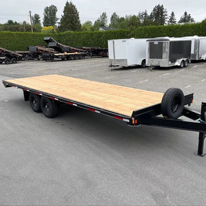 Semi-remorque à plateau plat en acier de 20 pieds 2024, capacité de 15 à 20 tonnes - Product Image 1