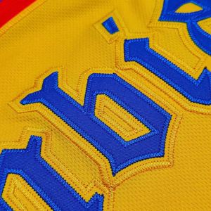 Jersey de Béisbol Personalizado OEM/ODM con Botones Completos, Hecho con Tela de Malla Bird Eye, con Nombre y Número Personalizados, Uniforme de Béisbol Personalizado - Product Image 5