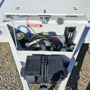 <b>White</b> Aluminum UTV Utility Trailer Dual Axle Flatbed <b>Cargo</b> Trailer with Ramp and Side Rails 7x14ft - Product Image 6