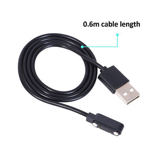 도매 교체용 자석 충전 케이블 스마트 도그 트레이닝 칼라용 브레이드 PVC USB 충전 코드 도그 바크 칼라 - Product Image 4