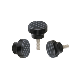 K0110 M4 Bouton moleté à filetage externe en acier inoxydable 1.4305, goupille de positionnement, fixation de verrouillage - Product Image 6