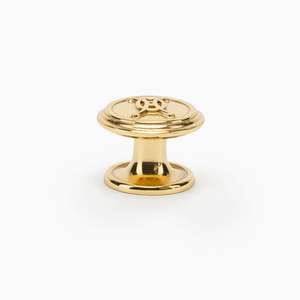 Boutons en laiton pour armoires artisanales offrant un aspect poli élégant ajoutant de la beauté aux intérieurs de chambre traditionnels - Product Image 1