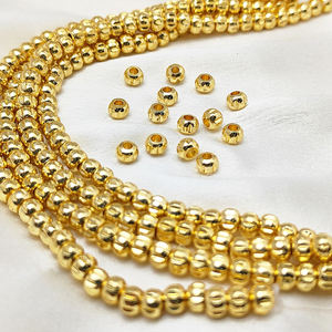 ลูกปัดทองเหลืองคุณภาพสูง-ลูกปัดโลหะขายส่ง - Product Image 1