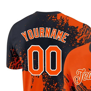 Camisetas de fútbol personalizadas para adultos-100% poliéster, camisetas de fútbol ligeras transpirables de secado rápido, logotipos de colores personalizados para deportes - Product Image 2