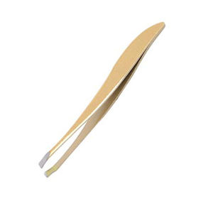 Pinzas para cejas con punta inclinada para mujer Pinzas para cejas de acero inoxidable para salón y uso doméstico - Product Image 2