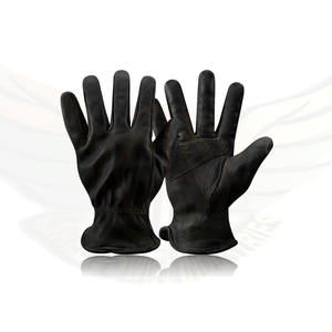 Muestra gratis incluida 1 par de guantes de trabajo de cuero de vaca suave de tamaño XL para soldador de conductor-para protección de trabajadores de seguridad - Product Image 1