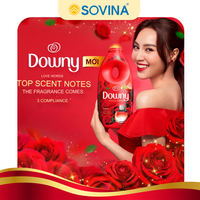 Grosir Downy Premium Parfum Gairah kain pelembut 3L x4 tas Parfum tahan lama sekali pakai untuk pakaian buatan Vietnam