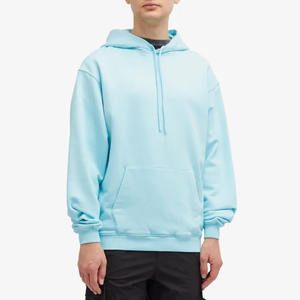 Fourniture directe d'usine vêtements pour hommes sweats à capuche fabrication pakistanaise Streetwear 100% coton sweat à capuche pour hommes en couleur bleu ciel - Product Image 2