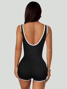 Body de Yoga sin Mangas para Mujer, al por Mayor, Personalizado, Ligero, Absorbente de Sudor, Control de Abdomen, Ropa Deportiva Adelgazante - Product Image 3