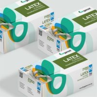 Gants en latex jetables blancs naturels, très demandés, certifiés CE, ISO et EN, lisses, poudrés, tailles XS-XL, prix bas