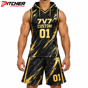 Maillot de football sans manches OEM pour hommes, uniforme de football 7v7 personnalisé sans manches, uniforme de football 7v7 sans manches avec faible MOQ - Product Image 3