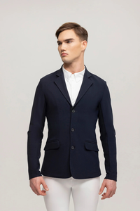 Tissu extensible respirant équitation spectacle veste qualité hommes compétition équestre manteau approvisionnement d'usine cheval de luxe - Product Image 4