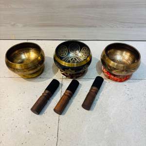 Artisanat en métal sur le thème du bouddhisme Thérapie sonore et bol chantant de guérison des chakras - Product Image 4