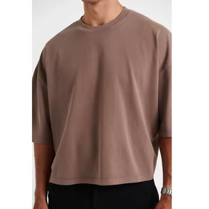 Manufacturer Custom Heavyweight OEM Graphic Print <b>Tshirts</b> <b>High</b> Quality Street Boxy Fit Round <b>Neck</b> Printed T Shirts Mens - Product Image 5