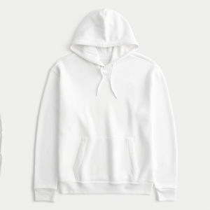 เสื้อฮู้ดดี้ผู้ชายแบบสั่งทำ เสื้อฮู้ดดี้ผู้ชายผ้าฝ้าย 100% แบบเรียบ สำหรับพิมพ์ลายโลโก้ลำลอง สำหรับทุกเพศ ทรงโอเวอร์ไซส์ ปักลาย เสื้อฮู้ดดี้ผู้ชาย - Product Image 3