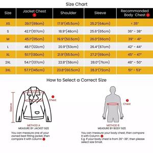 Veste en cuir de camionneur sur mesure en gros pour hommes Veste en cuir véritable en peau d'agneau Style vintage Bleu - Product Image 4