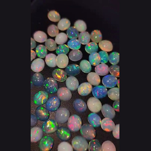 229 Uds ópalo etíope Natural 7x5 8x6 9x7mm pera ovalada 6 7 8mm cabujón redondo 202 Cts lote Iroc ventas calidad cabina de piedras preciosas US $159 - Product Image 5