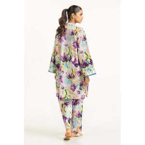 Conjunto Casual Off-White para Mujer, Primavera/Verano, 2 Piezas con Pantalones Cortos, Talla 3XL - Product Image 3