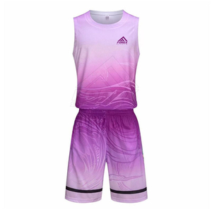 Último diseño 100% poliéster sublimación baloncesto uniformes OEM precio al por mayor uniforme de baloncesto - Product Image 1