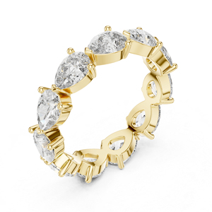 แหวนเพชรทรงลูกแพร์ทองคำโรสโกลด์ 14K เพชรเพาะเลี้ยงในห้องปฏิบัติการ |   เครื่องประดับแต่งงานสุดหรู 3.13 กะรัต ได้รับการรับรองจาก IGI |   เพชรที่เพิ่งเพาะเลี้ยง - Product Image 5