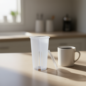 Coperchio a Tre Scomparti per Bicchieri in Plastica - Product Image 3