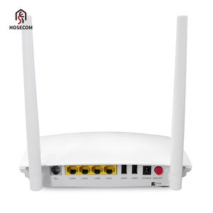 พอร์ต FTTH 4 Ge LAN 2เสาอากาศแบบ dual band Wi-Fi 5 1200Mbps GPON EPON Adaptive xont MODEM - Product Image 6