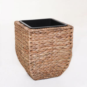 Panier de décoration pour plantes, pot à plantes, excellent prix, pots de fleurs écologiques, pots en fibre de jacinthe d'eau - Product Image 2