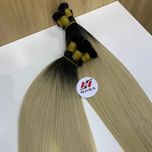 ราคาโรงงานดิบจํานวนมากคุณภาพสูงผมมนุษย์จริงสี ombre ผมเวียดนามบริสุทธิ์ 100% - Product Image 1