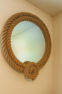 Miroir à main en résine moderne shabby chic 100% fait à la main ovale décoratif couleurs personnalisées or hôtel maison décoration de salle de bain - Product Image 6