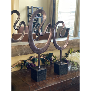 Modern Sculpture Arts <b>Desk</b> Decor Tabletop Home Decorations Metal Handcrafted <b>Ornaments</b> Sculpture for Household - Product Image 5