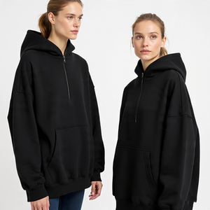 Coupe ample poids lourd pull à capuche femmes 450 GSM sweats dames respirant extérieur Streetwear pull à capuche femmes - Product Image 1