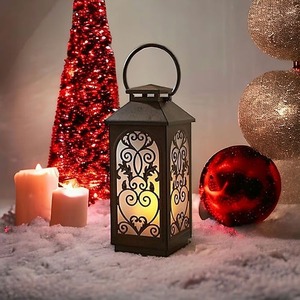 High Quality Metal Candle Stand Handmade <b>Top</b> Selling Lantern New Style Luxury Candle Holder for Christmas - Product Image 3
