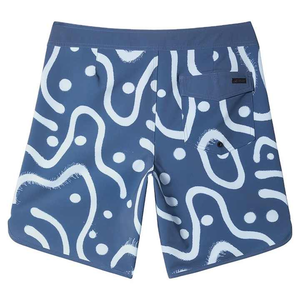 Logo personnalisé Short de bain de plage décontracté pour homme avec impression numérique solide et séchage rapide toile tissu spandex/polyester maillot de bain - Product Image 6