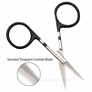 Tijeras de pesca multiusos para atar moscas, de acero inoxidable, con filo afilado tipo rasurador. - Product Image 6