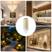 Ampoule LED G4 en céramique de haute qualité à 360 degrés, 7W, AC220-240V, à économie d'énergie, pour éclairage mural et luminaire suspendu à domicile