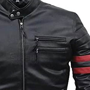 Hot Sale New Arrival Winter <b>Motorbike</b> Two-Piece Jacket <b>Stand</b> Front Genuine Leather High Quality Customizable Comfortable - Product Image 4