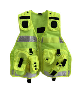 Chaqueta de seguridad de alta resistencia Hi Vis de la compañía Vietnamita Chaqueta reflectante de protección ligera hecha de poliéster - Product Image 2
