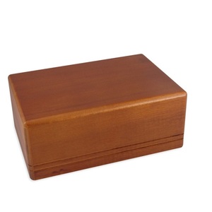 Urnas de cremación de madera de mango de artesanía india de lujo para adultos suministros funerarios para almacenamiento de cenizas humanas - Product Image 3