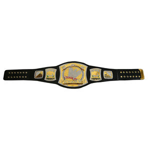 Campeonato de ropa deportiva para Spinner Belt Cowhide 2MM Placa de aleación de zinc Entrenamiento ligero Wrestling Championship Belt Martial - Product Image 6