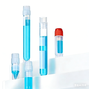 Tubos de Criopreservação Estéreis 1ml 2ml <span class=keywords><strong>4.5ml</strong></span> 5ml Material PP à Prova de Explosão Internamente e Externamente Criovial Classe VI USP - Product Image 3