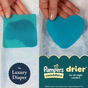 Los Mejores Pañales Pampers Swaddlers - Talla 3, 168 Unidades, Pañales Desechables para Bebé, Protección Contra Fugas, Suaves, Transpirables, Absorbentes, Diseño Impreso - Product Image 3