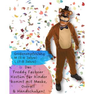 Disfraz de Freddy Fazbear de 5 Noches en Freddy's para Niños - Product Image 1