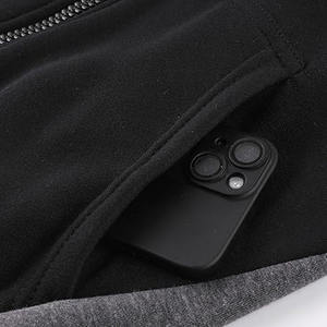 เสื้อฮู้ดสำหรับผู้ชายระบายอากาศได้ดีสีพื้นพิมพ์โลโก้ได้ตามต้องการ - Product Image 5