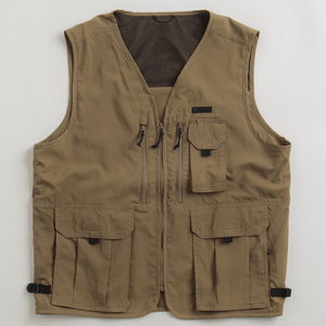 OEM Service Men's Casual Vest <b>Silver</b> Ridge Utility Vest with Multi-Colored Pockets Hot Selling Plus Size <b>Waistcoat</b> - Product Image 3