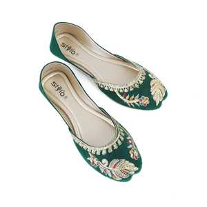 Green Fancy Khusa EC8439 Pisos de Mujer - Product Image 1