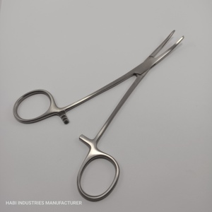 Pince Kelly incurvée en acier inoxydable de 5 pouces-Pince à épiler chirurgicale anti-moustiques de style classique - Product Image 5