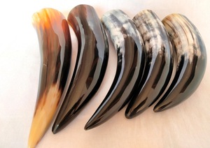 เขาควายธรรมชาติสำหรับดื่ม วัสดุคุณภาพสูง ขัดเงา เป็นมิตรกับสิ่งแวดล้อม ลายสัตว์ - Product Image 5