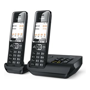 Teléfono Inalámbrico Gigaset Duo con Batería Recargable, Altavoz y Función de Secretaria, Color Negro - Product Image 4