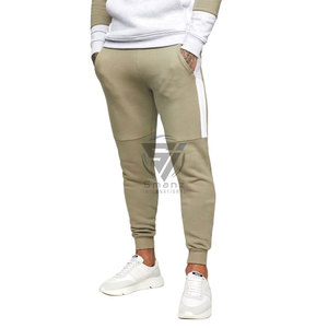 Best Quality Unisex Polyester/Cotton Baggy Sweatpants Men Casual Style High Street Lightweight Drawstring Closure Flat Front Mid - Product Image 1